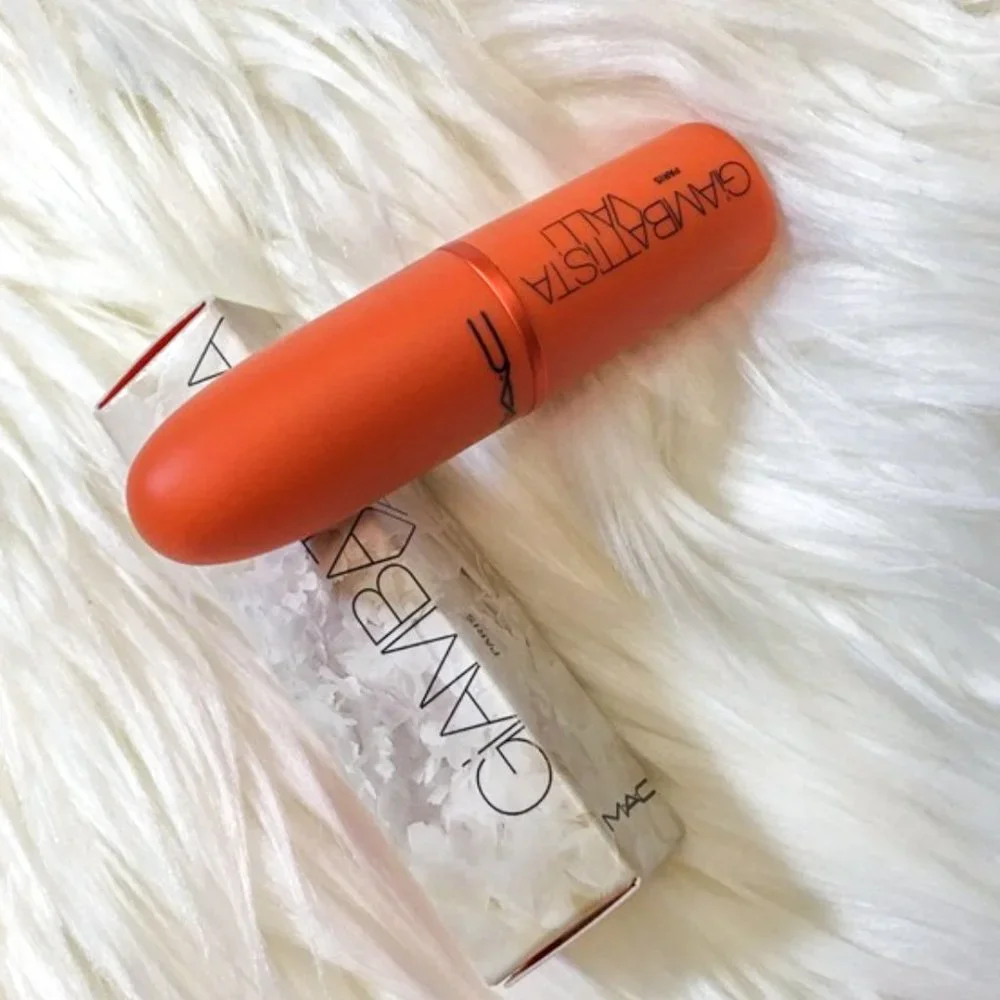 NIB MAC Giambattista Valli Matte Lipstick Margarita Orange Limited Edition Luxe